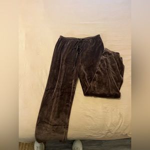 VELOUR TRACK PANTS Y2K